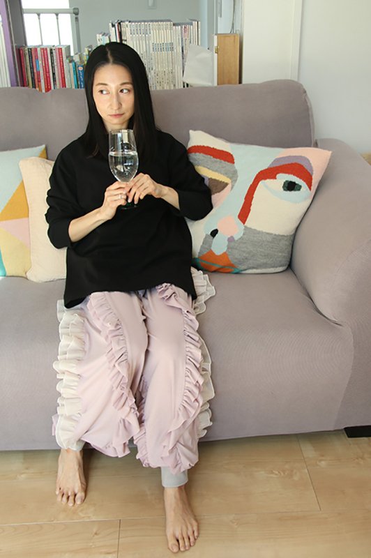 リラックスフリルパンツ