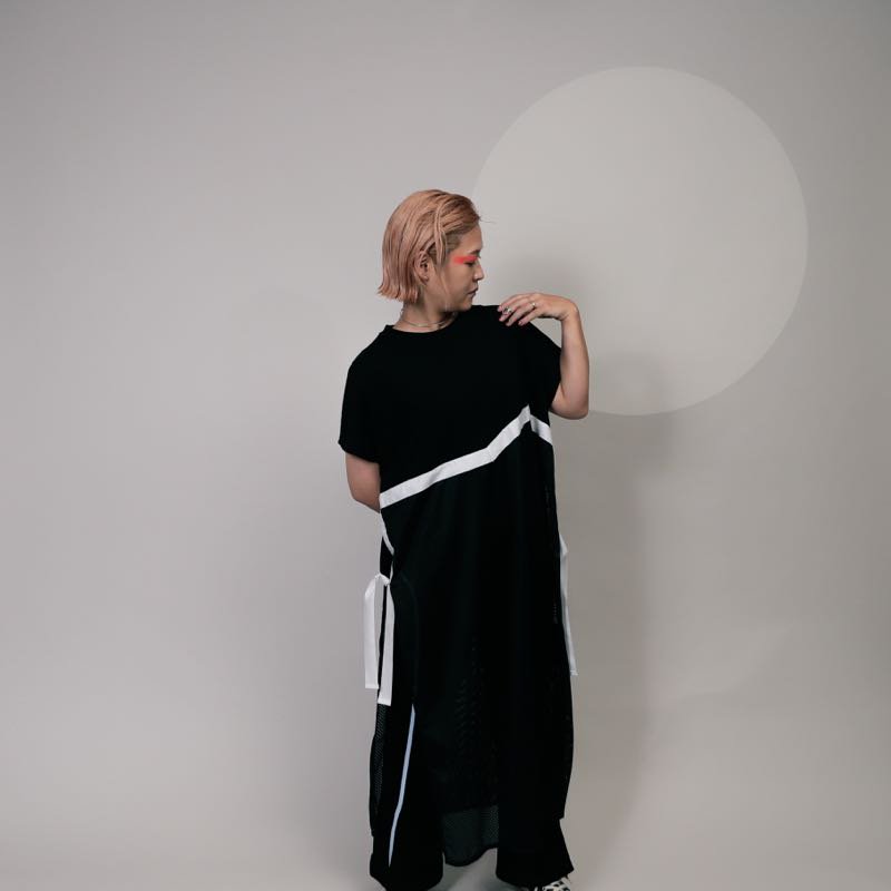 meshve/ロングTシャツ/0（145~155）・1（Free）