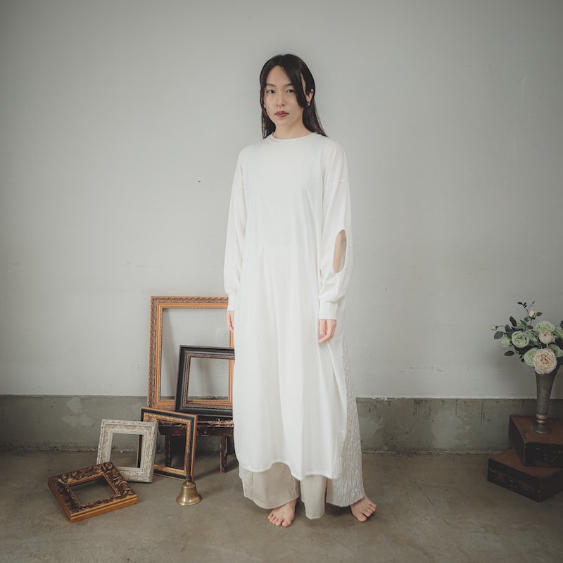 ソフト切り替えロングTシャツ/0（145~155）・1（Free）